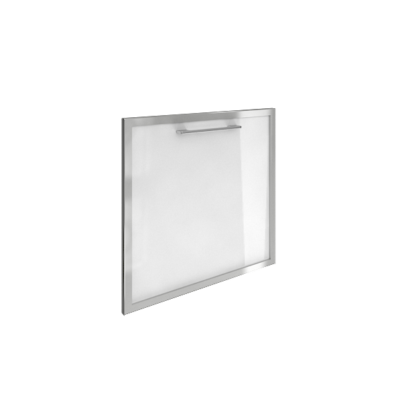 Дверь для тумбы модульной стеклянная левая 520х544х22