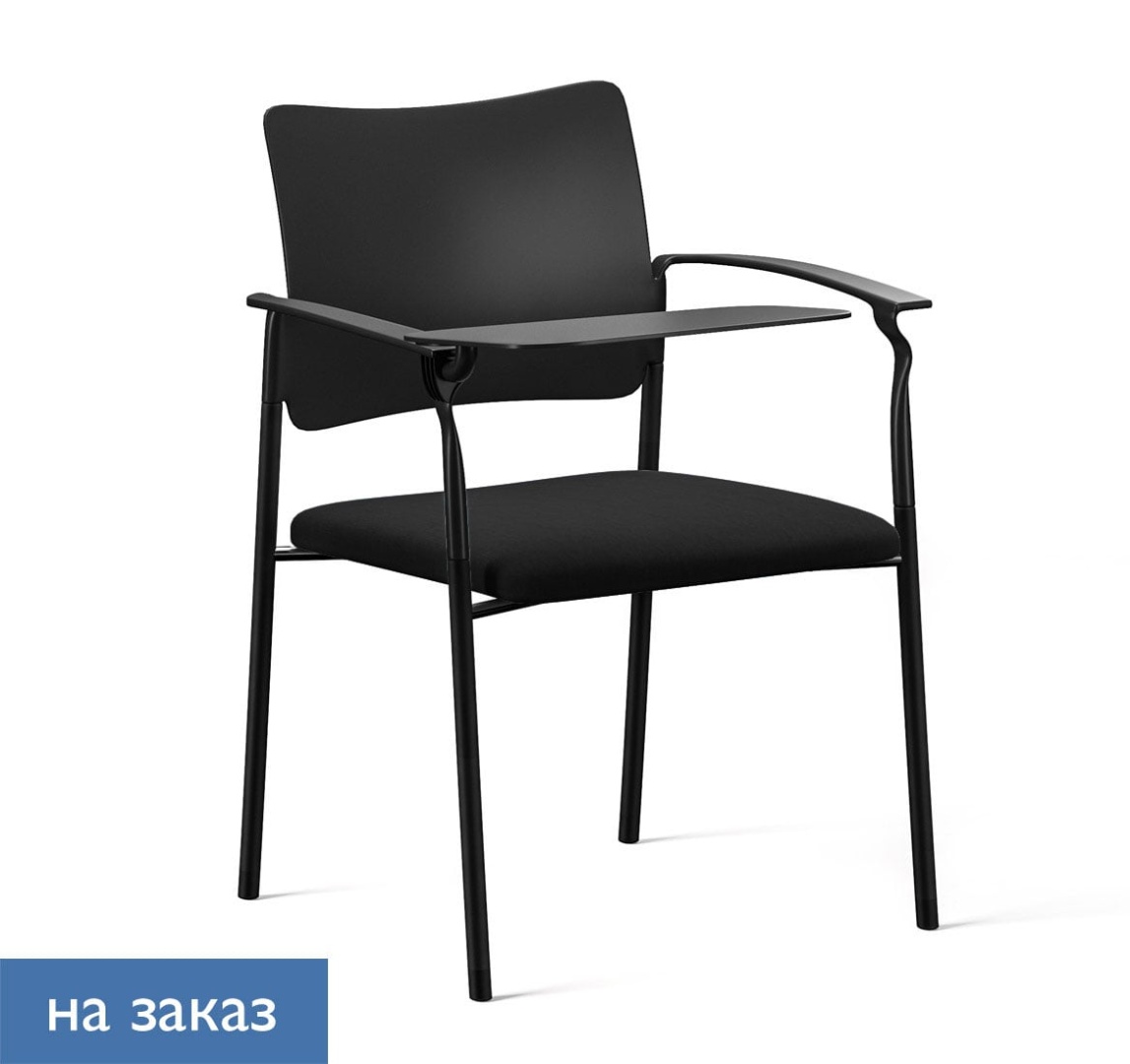 Кресло Пинко черный ( PINKO_BLACK) со столиком 440/630x450/480x800