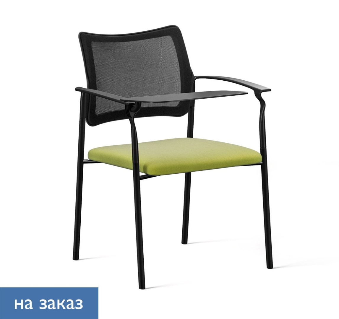 Кресло Пинко Сетка черный (PINKO_MESH_BLACK) со столиком 440/630x450/480x800