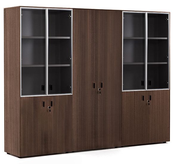 Шкаф ENZO комбинированный х2 + гардероб  2420x440x1970
