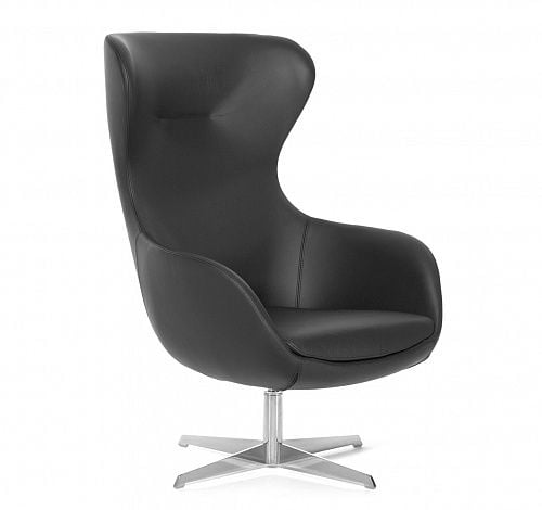 Стул ЭЛЕГАНС (ELEGANCE) металл кожа 600/760x520/620xh1110