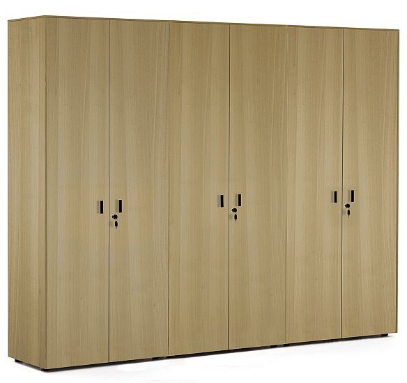 Шкаф ENZO для бумаг х2 с гардеробом 2420x440x1970