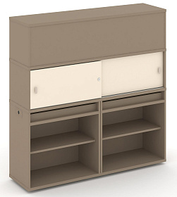 Набор №3. Тумба двойная с надставкой высокой 1500х410х1520