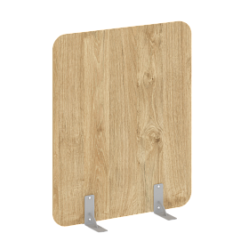 Перегородки на металлических опорах, на фетровых подпятниках, DP.F-100-120, 1000x18x1200