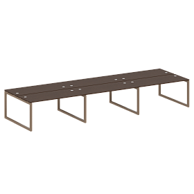 Рабочая станция на 6 раб.мест на О-образном м/к 4800*1475*750 - ЭйБиСи-проджект Рабочая станция на 6 раб.мест на О-образном м/к 4800*1475*750