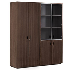 Шкаф комбинированный + шкаф для бумаг Enzo 1620x440x1970 - ЭйБиСи-проджект Шкаф комбинированный + шкаф для бумаг Enzo 1620x440x1970