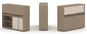 Набор №10. Тумба двойная с надставкой низкой 1500х410х1135