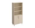 Шкаф для документов двери ДСП с замком + ниши 900x450x2074 В 430-821-1
