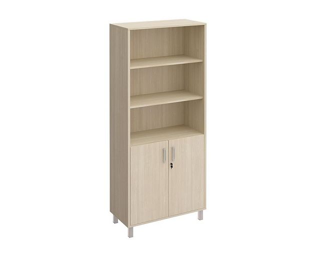 Шкаф для документов двери ДСП с замком + ниши 900x450x2074 В 430-821-1