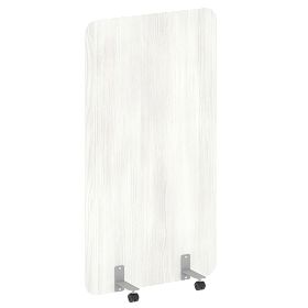 Перегородка на металлических опорах, на роликах, DP.R-100-180, 1000x18x1800