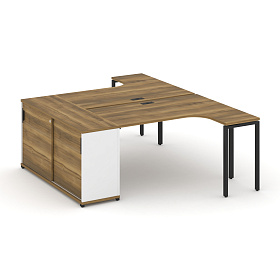 Рабочая станция с опорным стеллажом 1800х1480х750