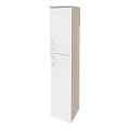 Шкаф высокий узкий правый (1 средний фасад ЛДСП + 1 низкий фасад ЛДСП) 400x420x1977