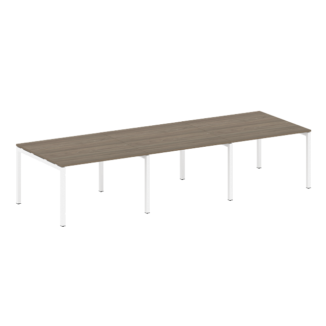 Переговорный стол (3 столешницы) на П-образном м/к