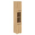 Шкаф колонка с глухими малыми дверьми  400х430х2253