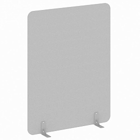 Перегородки на металлических опорах, на фетровых подпятниках, DP.F-140-180, 1400x18x1800