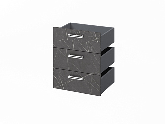 Комплект из 3 ящиков 560х418х670