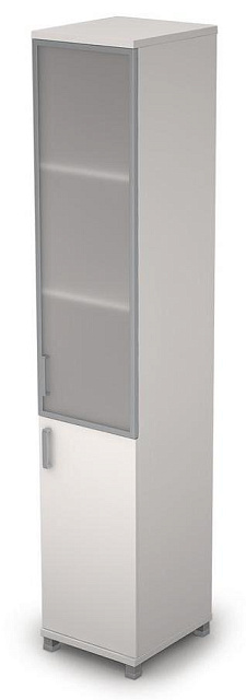 Шкаф узкий комбинированный правый 400x450x2116