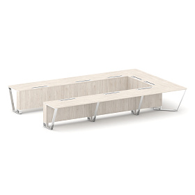 Стол переговорный П-образный MD-PR.B.SP-15P 4800*3200*750