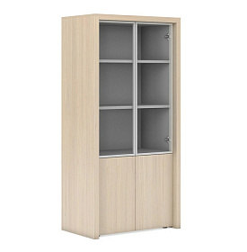 Шкаф комбинированный с декоративной обвязкой 1000х628х2067