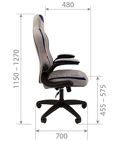 Кресло для сотрудников Chairman GAME 50 - ЭйБиСи-проджект Кресло для сотрудников Chairman GAME 50