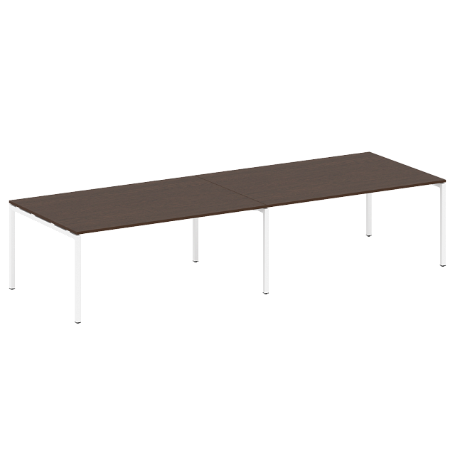 Переговорный стол (2 столешницы) на П-образном м/к