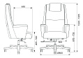 Кресло руководителя Бюрократ DUKE