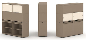 Набор №3. Тумба двойная с надставкой высокой 1500х410х1520