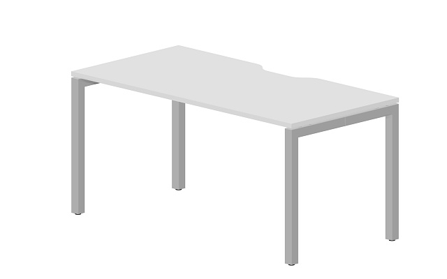 Отдельный стол (с эргономичным вырезом), PEV168, 1600х800х720