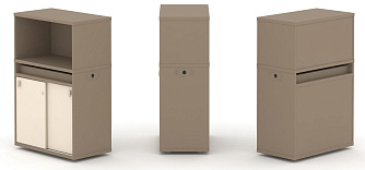 Набор №3. Тумба одиночная с надставкой низкой 750х410х1135 - ЭйБиСи-проджект Набор №3. Тумба одиночная с надставкой низкой 750х410х1135