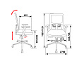 Кресло для сотрудников Бюрократ MC-612