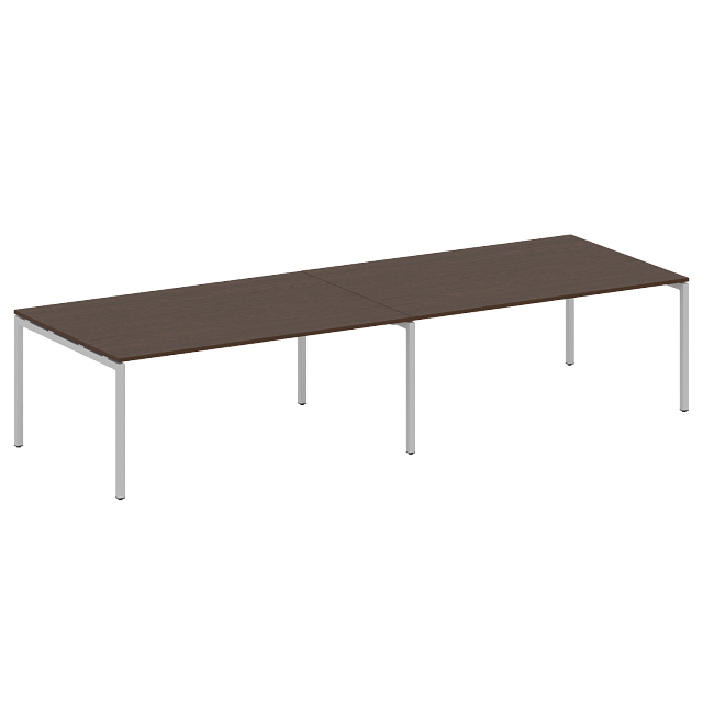 Переговорный стол (2 столешницы) на П-образном м/к