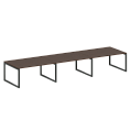 Переговорный стол (3 столешницы) на О-образном м/к