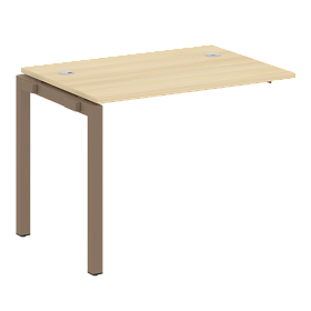 Проходной наборный элемент рабочей станции на П-образном м/к (проходная опора Б.ОСП-72, столешница, комплект траверс) 1000*720*750