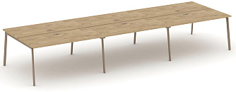 Рабочая станция на 6 мест  4740х1500х750 - ЭйБиСи-проджект Рабочая станция на 6 мест  4740х1500х750