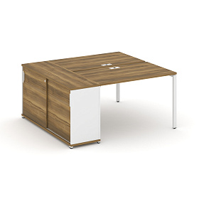 Рабочая станция с опорным шкафом купе 1600х1480х750 - ЭйБиСи-проджект Рабочая станция с опорным шкафом купе 1600х1480х750