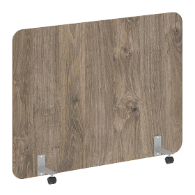 Перегородка на металлических опорах, на роликах, DP.R-160-120, 1600x18x1200