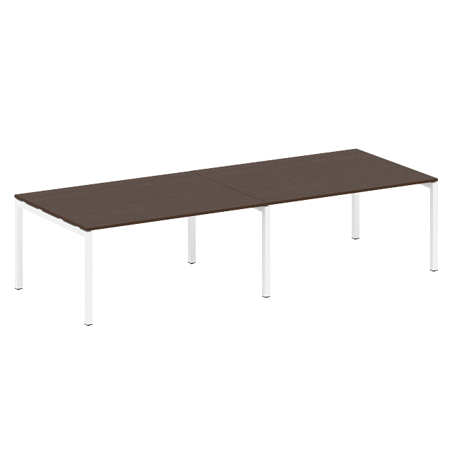 Переговорный стол (2 столешницы) на П-образном м/к