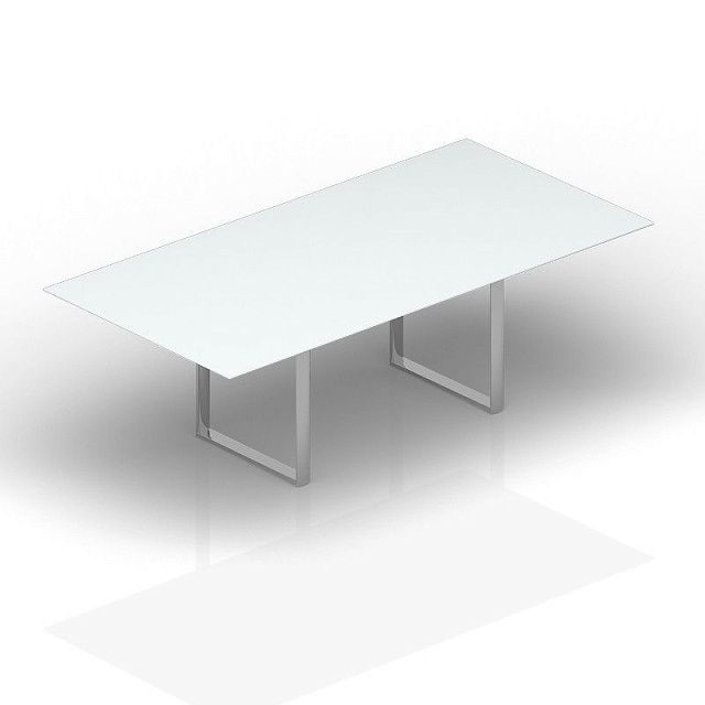 Стол для совещаний стекло 2400х1200х710