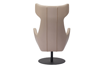 Кресло Орлеан с высокой спинкой на круглой опоре