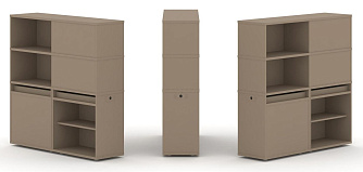 Набор №17. Тумба двойная с надставкой высокой 1500х410х1520