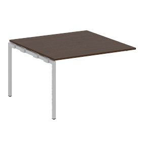 Проходной наборный элемент переговорного стола на П-образном м/к (проходная опора Б.ОСП-123, столешница, два комплекта траверс) 1200*1235*750