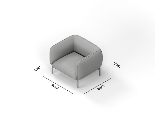 Кресло Альма 960*700*860