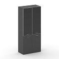 Шкаф широкий высокий FRU.ST-101 black 896*460*2000
