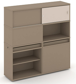 Набор №28. Тумба двойная с надставкой высокой 1500х410х1520