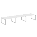 Переговорный стол (3 столешницы) на О-образном м/к