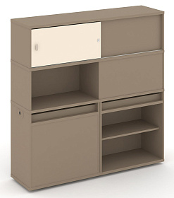 Набор №29. Тумба двойная с надставкой высокой 1500х410х1520