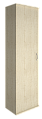 Гардероб узкий (выдвижная вешалка, правое открывание) 550х365х1980