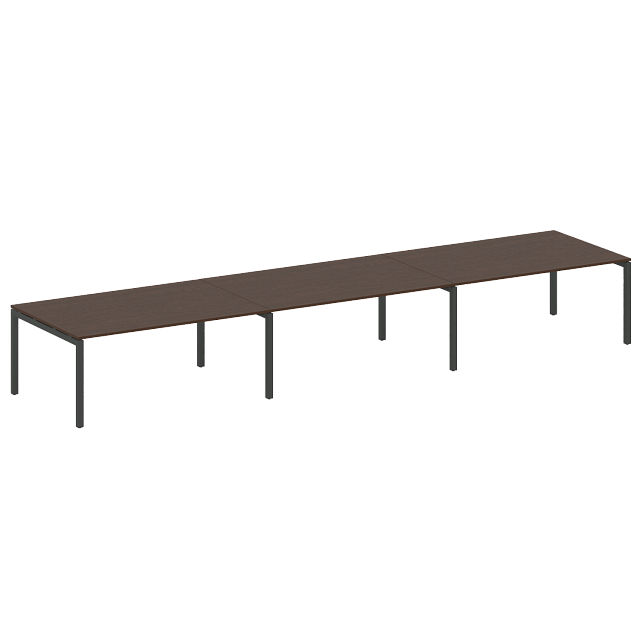 Переговорный стол (3 столешницы) на П-образном м/к