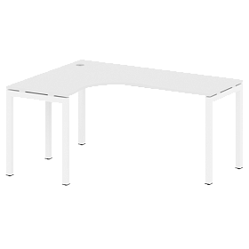 Стол криволинейный левый на П-образном м/к 1600*1200*750