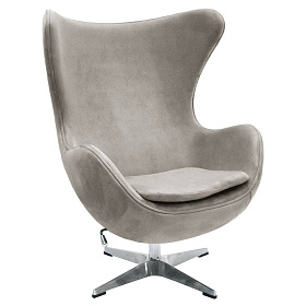 Кресло EGG CHAIR  (искусственная замша) - ЭйБиСи-проджект Кресло EGG CHAIR  (искусственная замша)